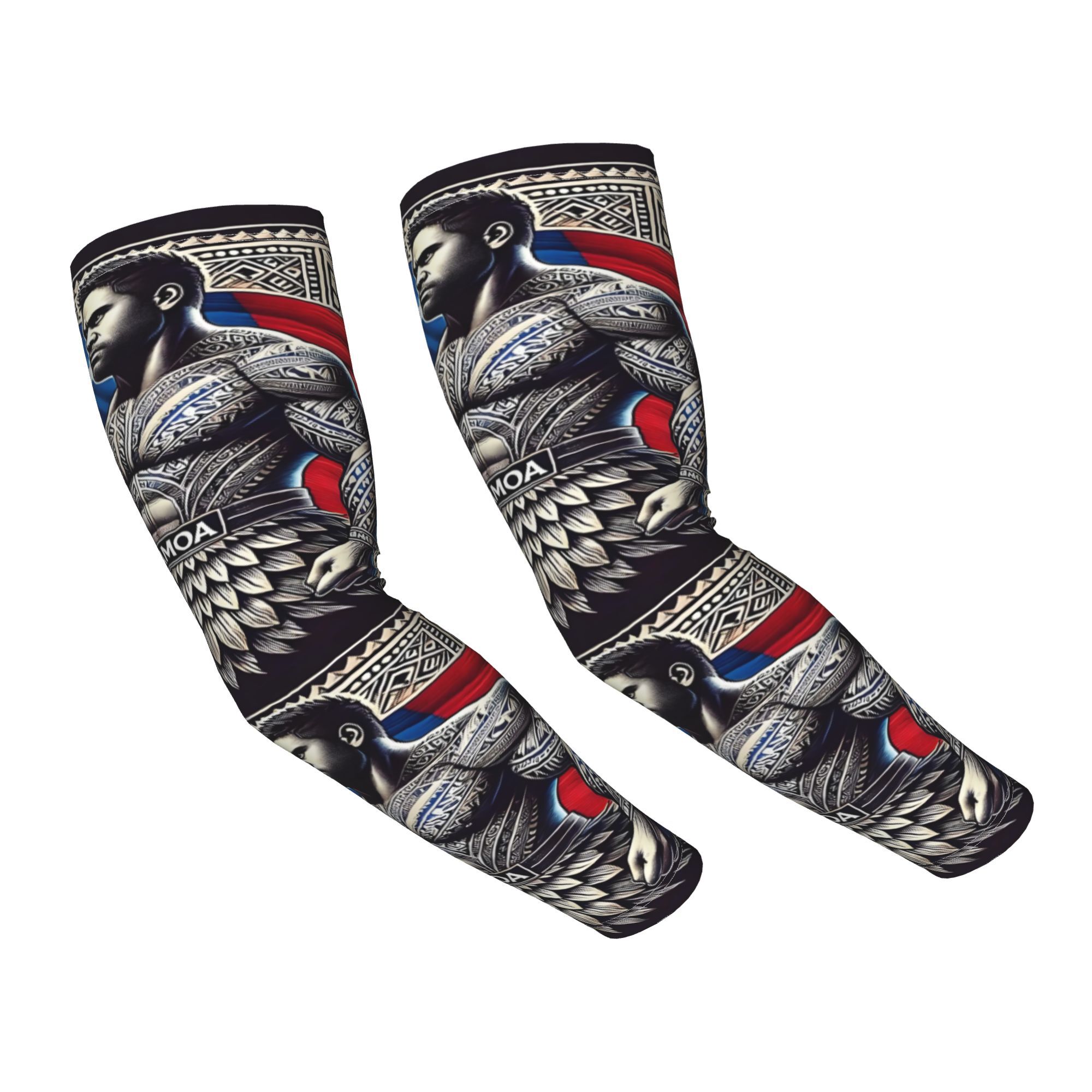 TEMU Samoan Warrior Strength H Clothing Matching Commuting Outdoor Labor Work Sports Cycling Hiking D Unisex Fashion Printed Sleeve