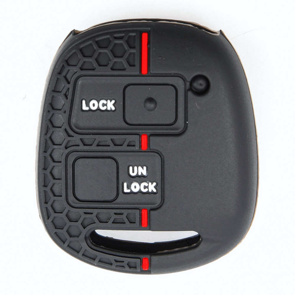 TEMU de silicona de cobertura total para llave de Toyota Land Cruiser 4Runner, elegante, duradera, con protección de botón de acceso, premium, ,