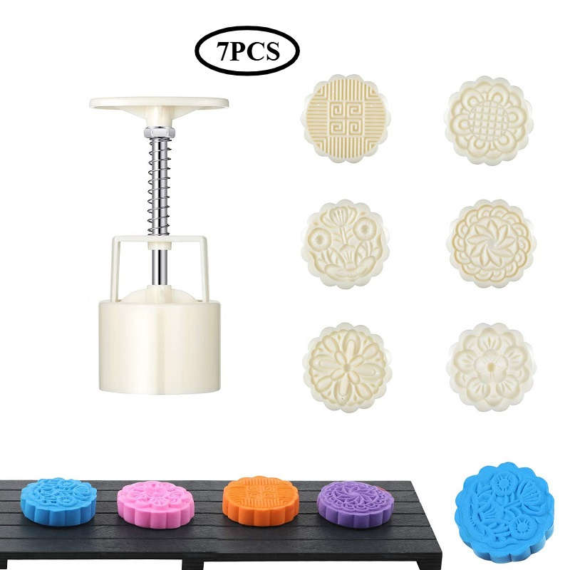 

7pcs Diy Bath Kit - Plastic Molds 6 Pattern And Tool For Bath