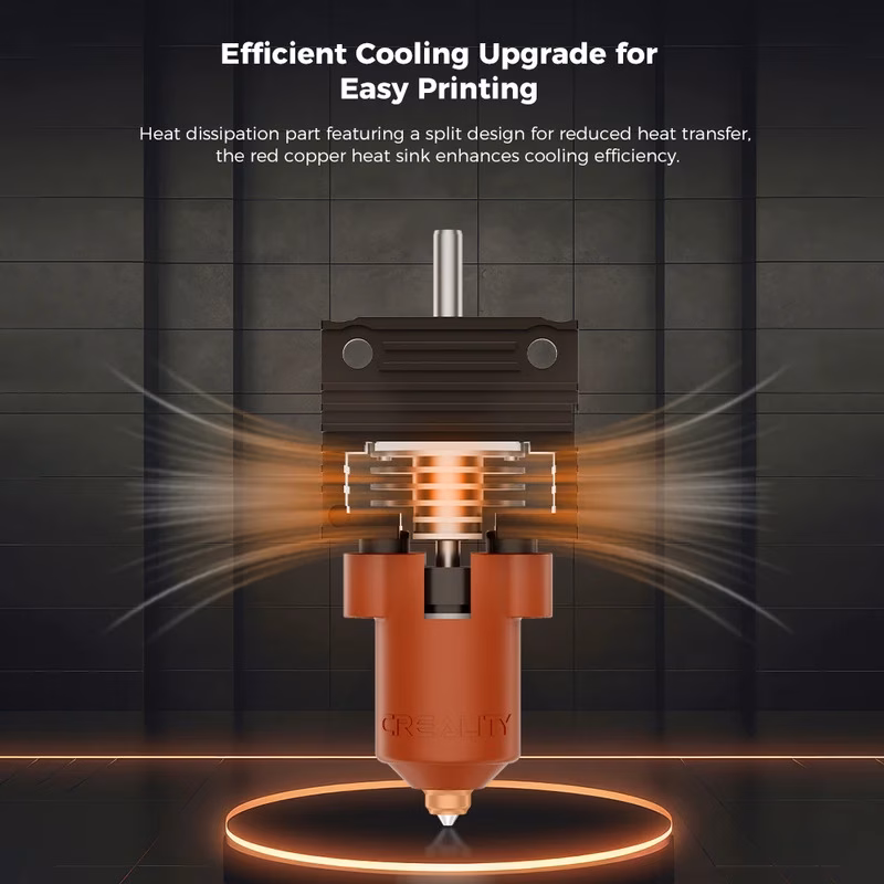k1 k1 1c hot end supports high temperature 600mm s high speed printing supports k1 1c k1se printers 3d printer parts and accessories Product details 6