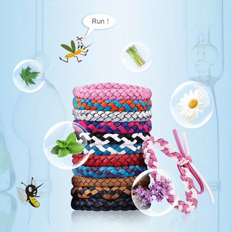 6/10pcs Colorful Braided Bracelets Bohemian Style Couples' Wristbands