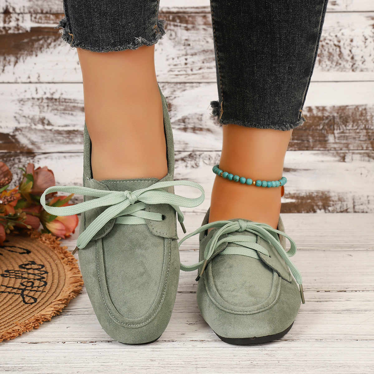 TEMU Summer New Versatile Women's Slip-on Loafers With Tassel Detail - Fashionable Comfortable Women's Flat Shoes, Women Shoes