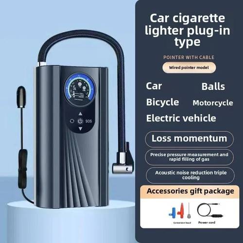 pam angin kereta mudah alih berwayar ketepatan tinggi pengembung tayar elektrik untuk kereta motosikal basikal tanpa butang