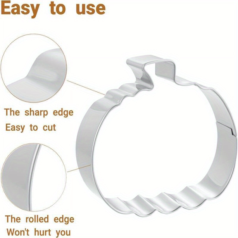 6pcs thanksgiving stainless steel cookie mold cake baking diy tool set   thanksgiving Product details 7