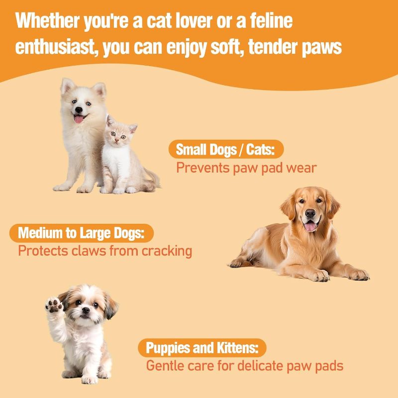 Balm with Coconut Dogs and Cats, Repairing, Soothing, and Moisturizing, Gentle Ingredients, Dry, Chapped Noses or Hoof Pads, Versatile Application - Image 4