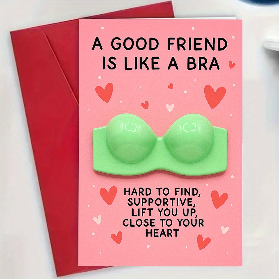 E-shop Ein humorvolles Freundschaftskarten-Geschenk für deine engsten Freunde, mit einer unterstützenden und liebevollen Botschaft. Ideal für