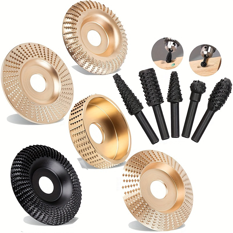 10pcs Steel Wood Sanding Discs With Sand Grit - Heavy-duty Abrasive For Wood Repair, Polishing & Smoothing - Suitable For Diy, Furniture Restoration, Woodworking (10pcs)