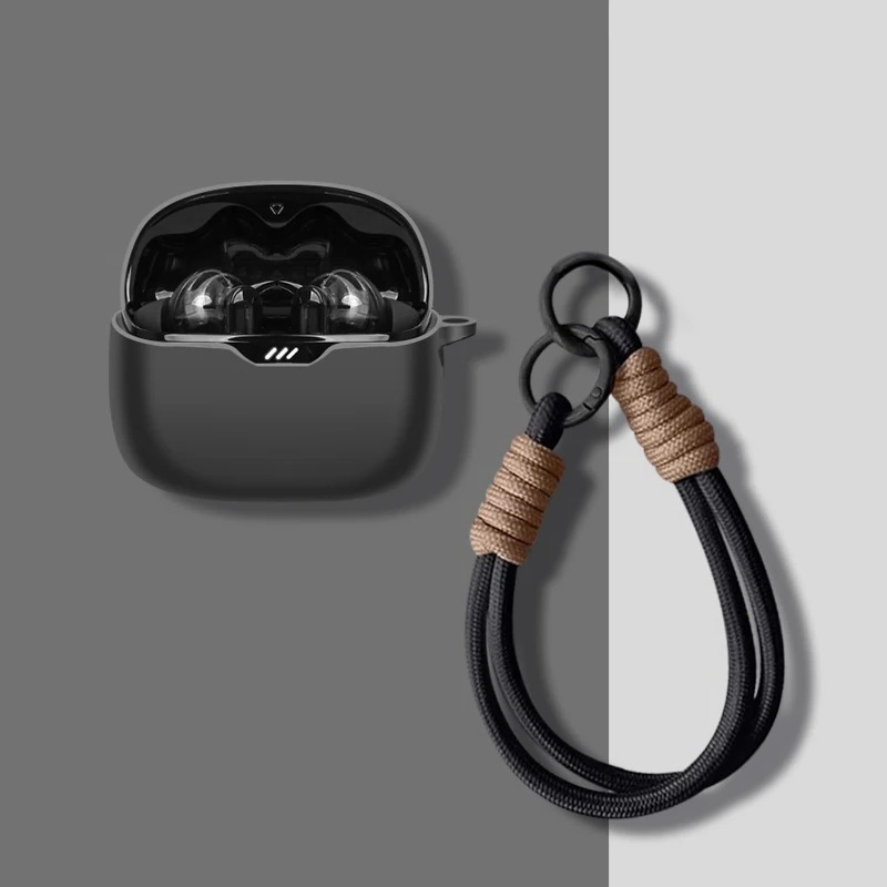 TEMU Étui de protection pour écouteurs tendance JBL Tune Beam / Beam2 / Buds / Buds 2, sacs en silicone pour écouteurs fil