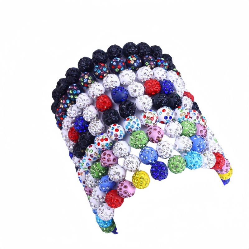 Glittery Sequin Baseball Bracelet for Men & Women