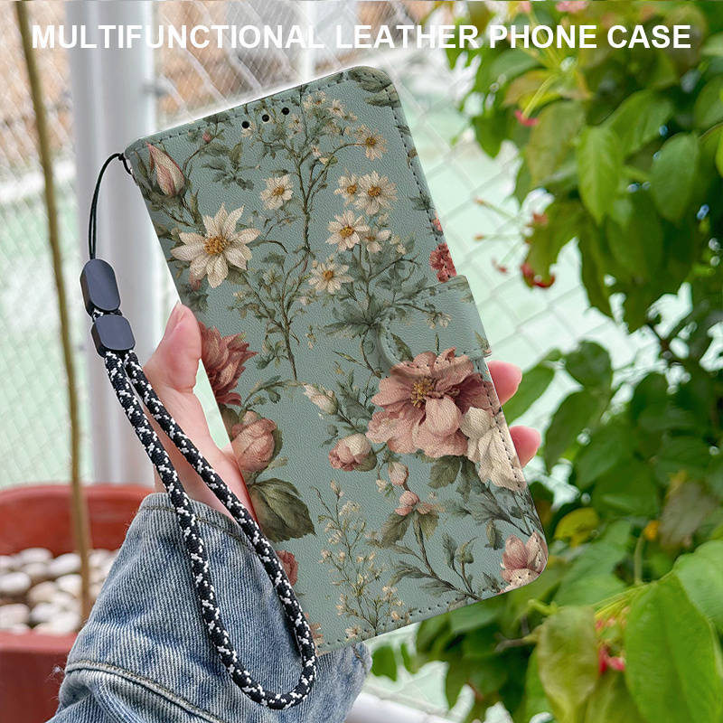TEMU Phone Case - Magnetic Flip Wallet Case Compatible With For Galaxy A73 5g/a72/a71/a71 5g/a70/a56/a55 5g/a54 5g/a53 5g/a52/a52 5g/a52s 5g/a51/a51