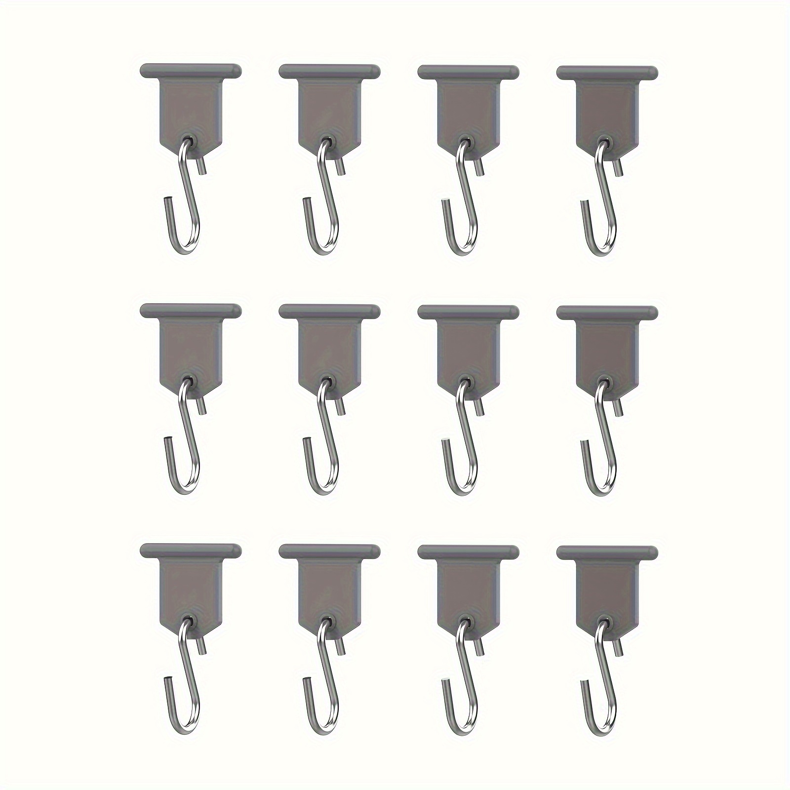 Image of 12/16 Sets Sunshade Canopy Hooks Camping Sunshade Canopy Accessories Hooks Hook Set Rv Party Hooks Camping Tent Indoor And Outdoor Supplies