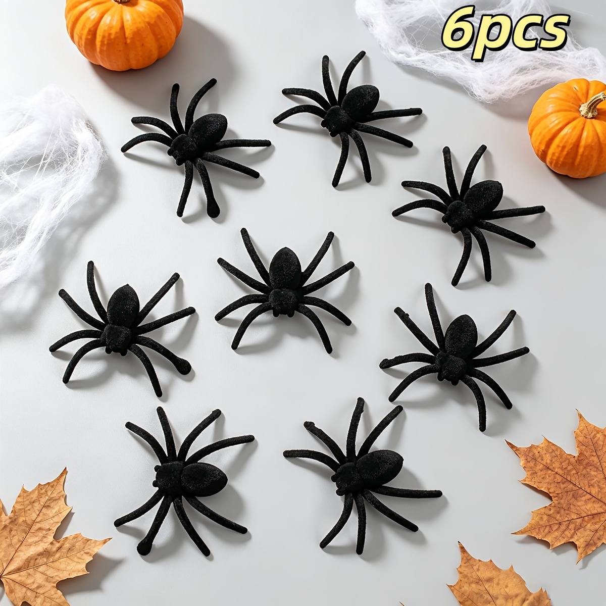 Image of 6pcs Halloween Realistic Simulation , Lifelike Desktop Ornament Decor, Prank Prop , Festival Scene Setup, Halloween Home Decor, Halloween Decorations