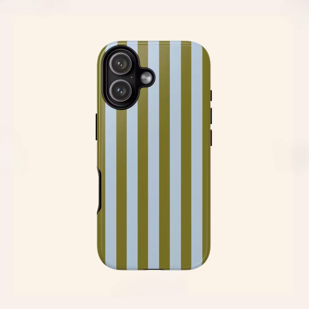 TEMU Phone Case: Stylish Minimalist Striped Pattern Phone Case For Iphone 16 Pro Max, 15, 14, 14, 12 Mini, 7 Plus, Xr, 2-in-1 Tough Glossy Case