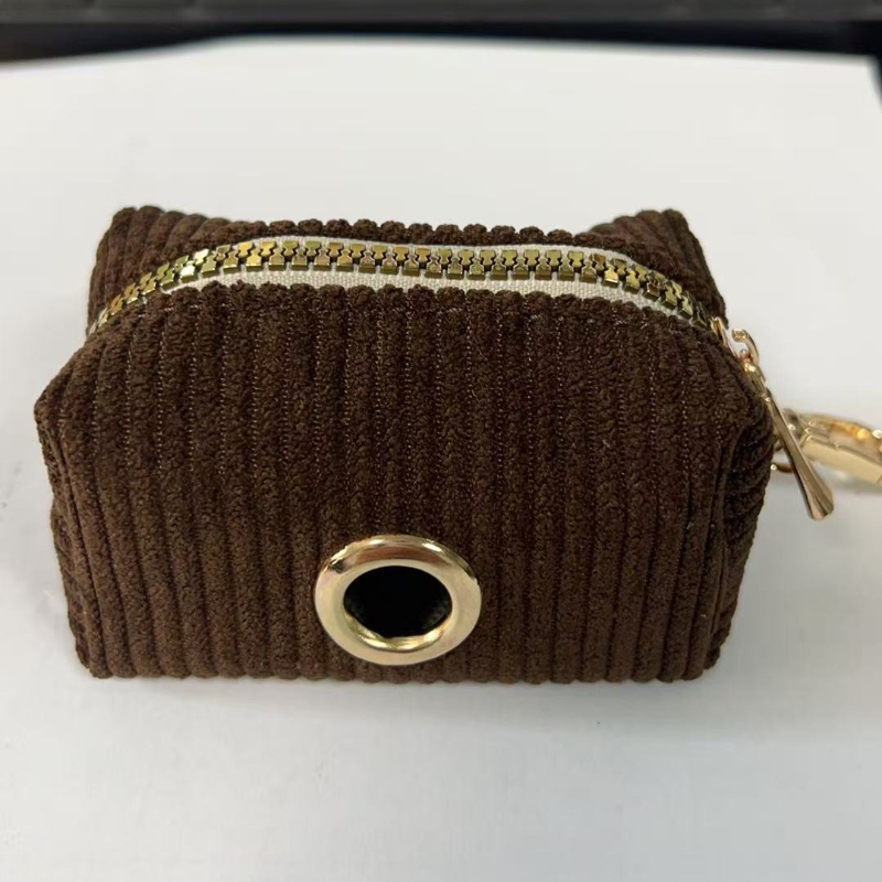 TEMU 1 pz, con cerniera in metallo, raccoglitore portatile e lavabile per escrementi da esterno in velluto a per passeggiate con animali domestici