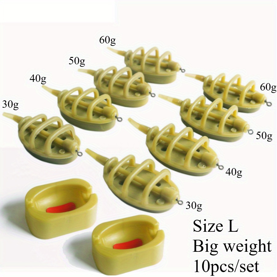 10pcs/set Feeder Fishing Bait Trap
