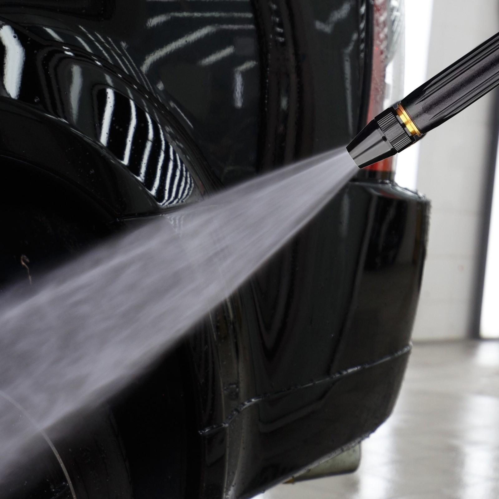 TEMU High-pressure Cleaning Nozzle With Metal Connector Set, Garden Hose Spray Gun Suitable For Car Washing And Outdoor Cleaning, Durable Watering And Pressure Cleaning Accessories