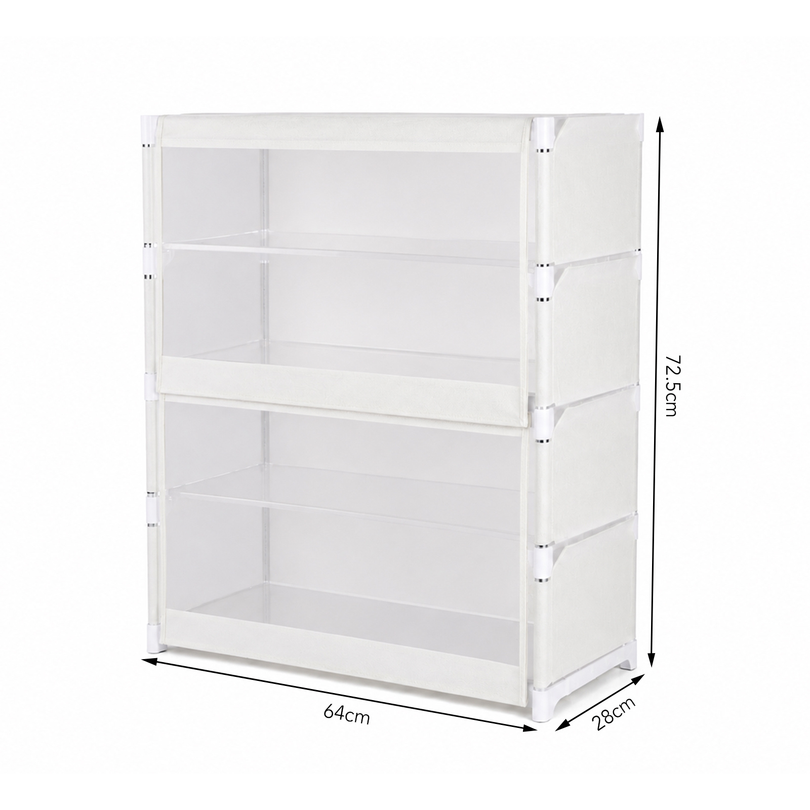 A Transparent Shoe Cabinet With 5 Layers, A Multifunctional Display Rack Easy To Clean, Suitable For Collection , Ideal For , , And Bedroom Storage