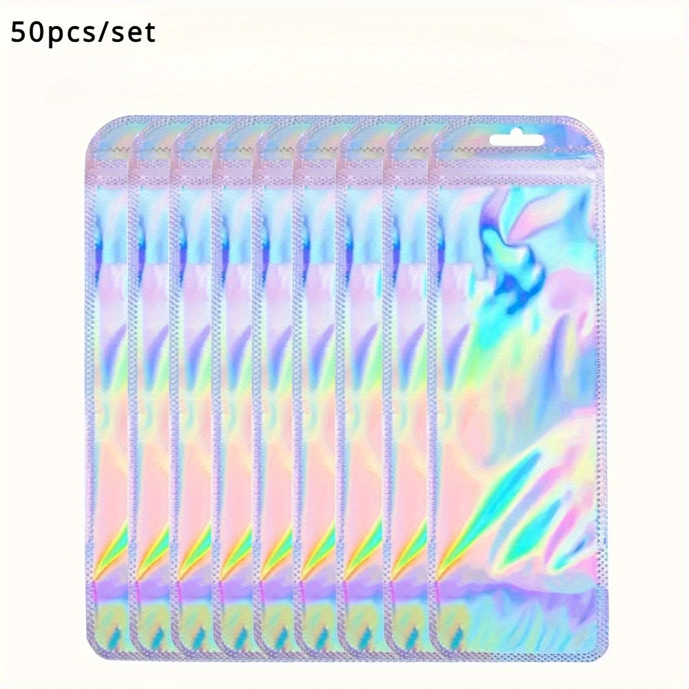 TEMU 50 pezzi/set Sacchetto Regalo, Astuccio Sigillabile, Confezione Mascara, Sacchetto per Piccoli Regali, Sacchetto per Imballaggio Prodotti