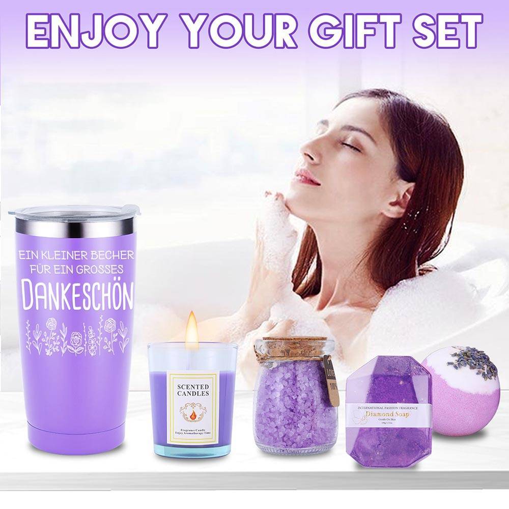 8 komada Sretna odlazak u mirovinu tematska ženska spa košara, rođendanski poklon, set za žene, višeodjelni paket za zabavu, kutija za spa darove za najbolju prijateljicu i sestru, samonjegujući poklon za djevojku, suprugu ili majku