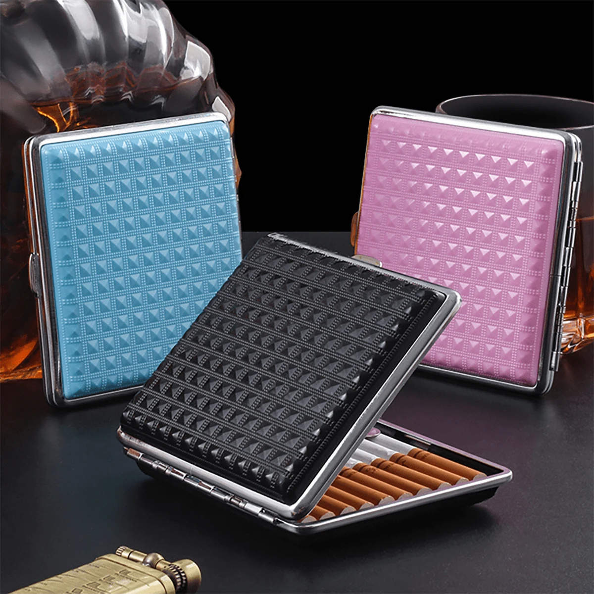 flat cigarette case Lucky Strike Flat Fifties Tin Cigarette Box – Power Of One Designs