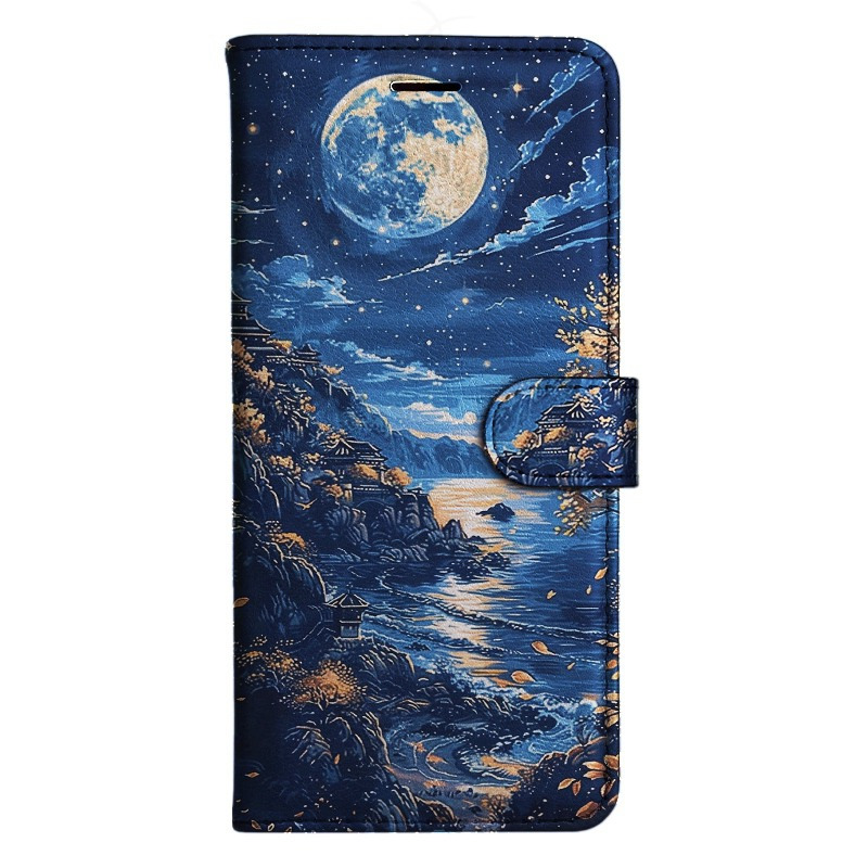 TEMU Phone Case: Coastal Night Flip Wallet Case For S8 S9 S10 M10 A30s A50s Note 10 20 A10s A20s A51 A71 S20 A11 A31 S20 S21 A42 A12 A16 A32 A52s A72