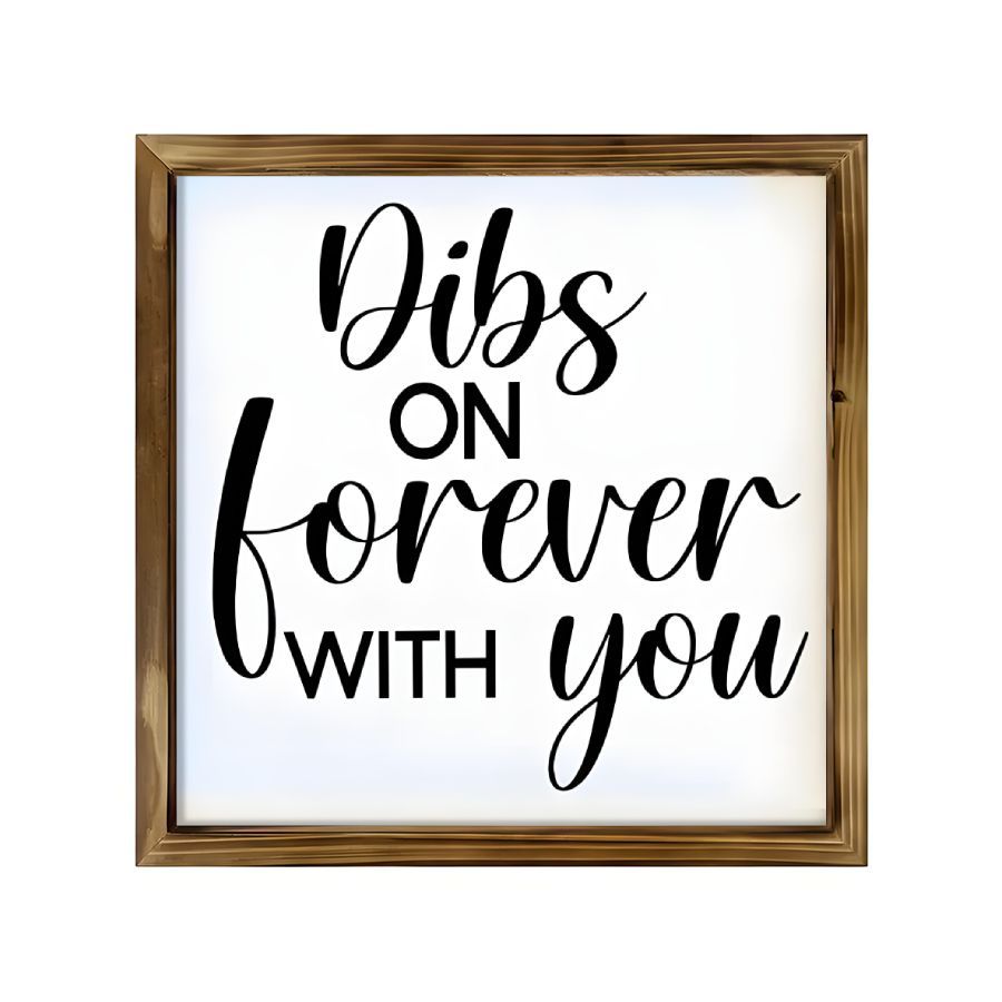 TEMU 2d Flat, " On You" Wood Wall Sign - Wedding & Gift, Wood Matte Love Letter Decor For Bedroom,, Shelf - Announcement Board Or Valentine's Day