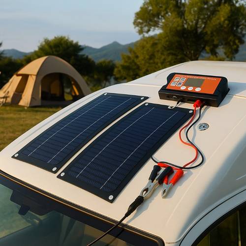 high panel kit portable folding monocrystalline silicon with a 100a smart controller suitable for rv outdoor camping emergency power and vehicle backup generation