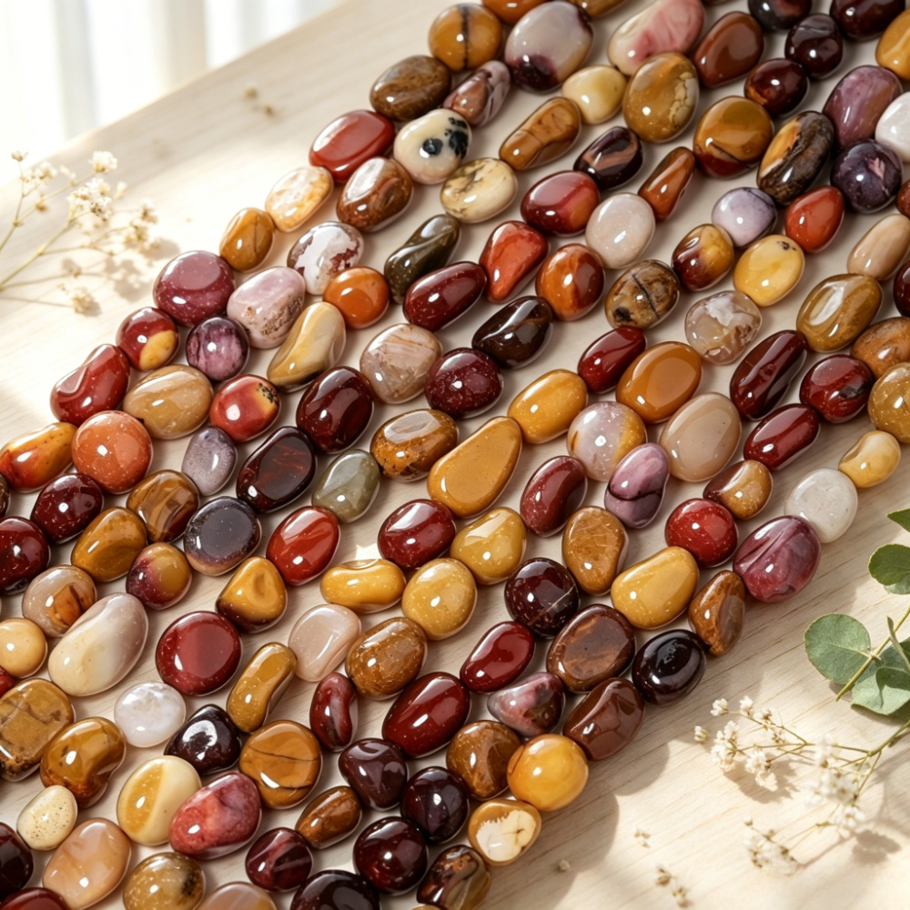 Natural Stone Irregular Mookaite Loose Beads for Jewelry Making