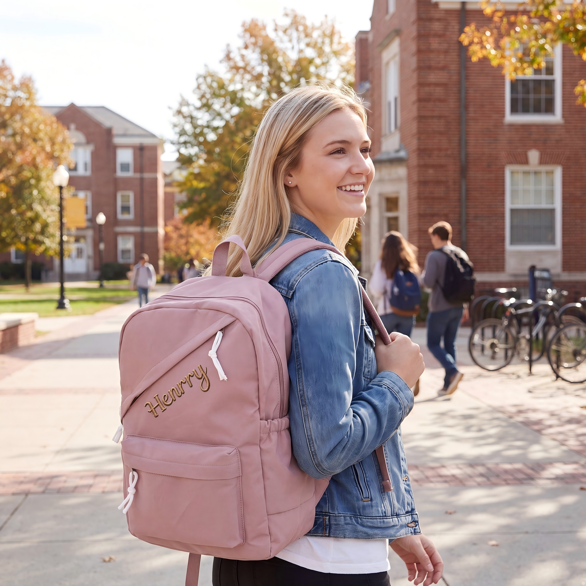 Personalized Embroidered Backpack with Name/Initials