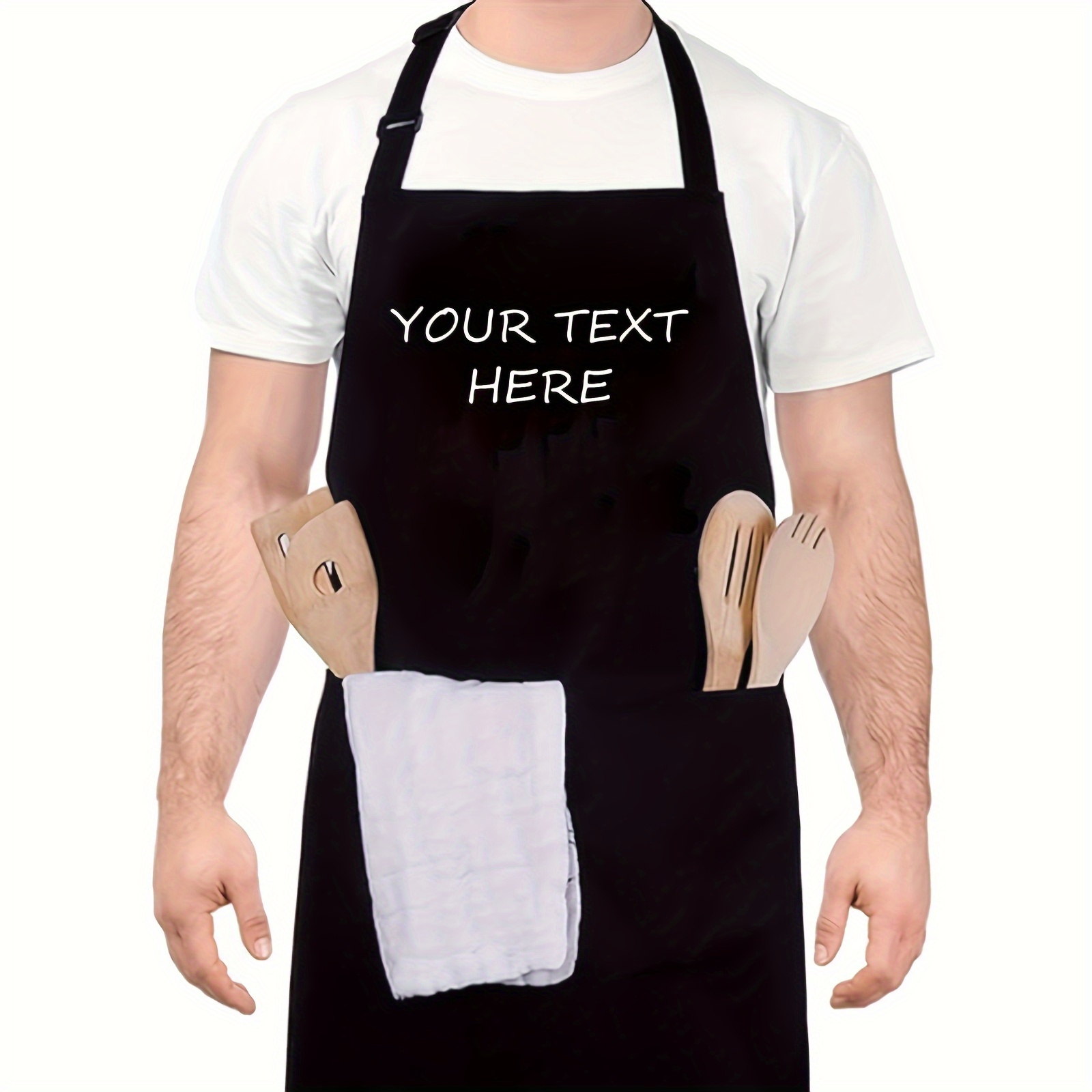 TEMU A Tailored Adjustable Pocket Apron From Sturdy Material, Featuring A Design That Customized To Fit Your . Ideal For Men And Women