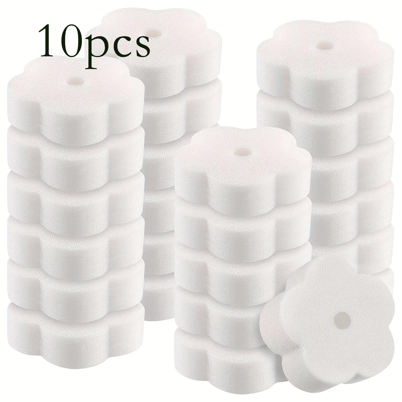 Image of 10pcs Large Oil-absorbing Sponge – Effective Hot Tub, Swimming Pool, And Spa Cleaner – Flower Shaped Design For And Maintenance
