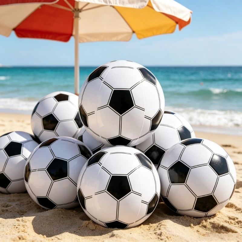 Image of 2pcs Inflatable Beach Balls Durable Pool Toys For Kids, Fun Games Pool Floats For Summer, Reusable Water Balloons Party Favors, Lightweight Beach Toys For Outdoor Games Toys