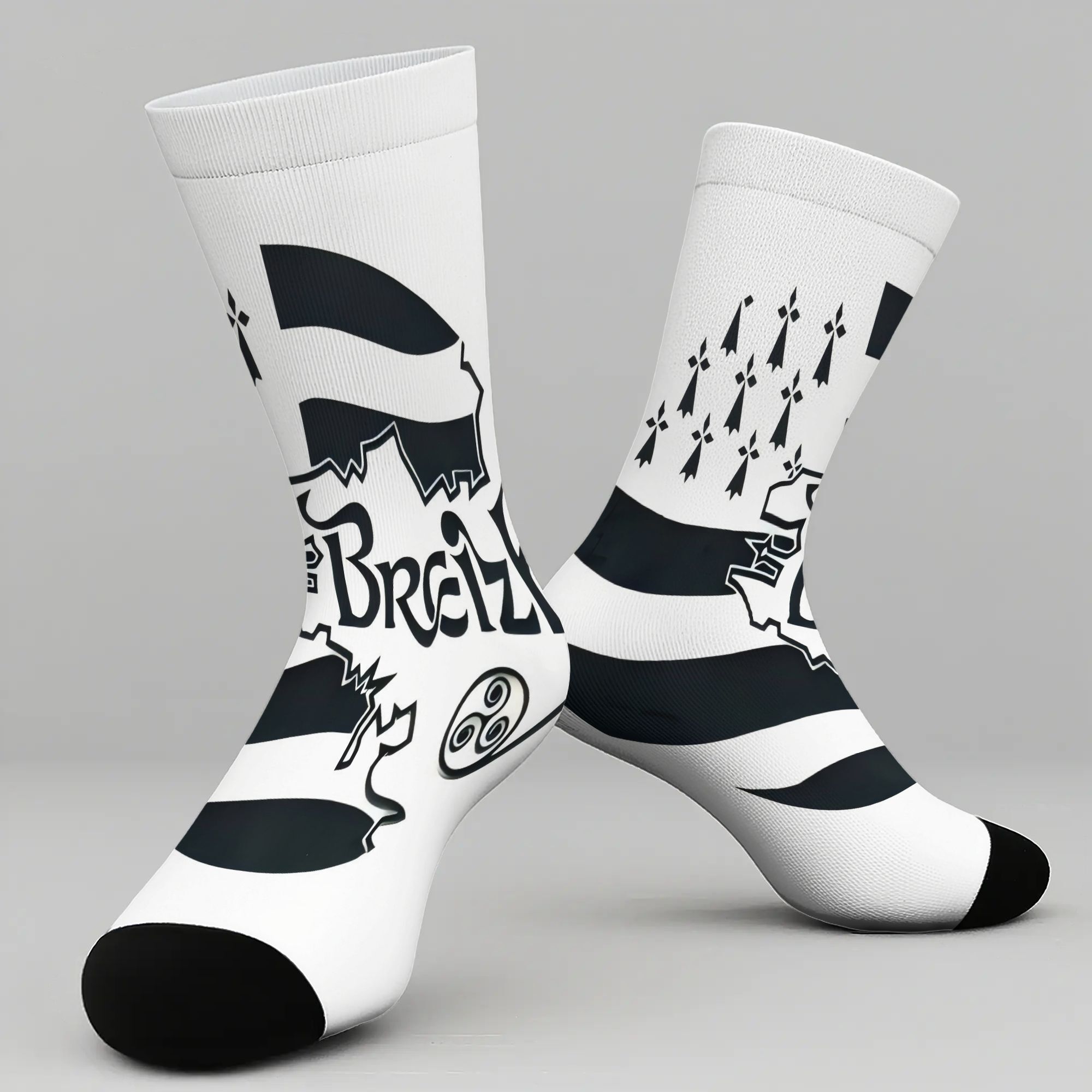 TEMU Chaussettes Design Créatif Confortables, Imprimé Tendance, Respirantes et Ajustement Élastique, pour un Look Décontracté, Chaussettes Mignonnes,