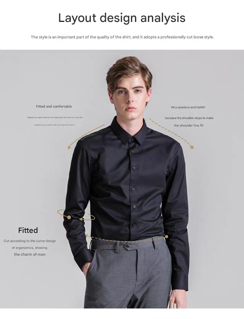 High Quality High Quality High Quality Men's Casual Short Sleeve Shirt- Classic Collar Button Design, Solid Color Non-Stretch Fabric, Machine Washable, Suitable for Office and Social Occasions All Seasons Casual Fashion Casual Fashion Casual Fashion