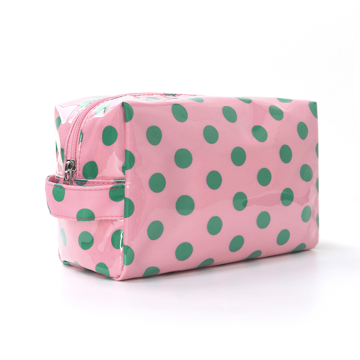 TEMU Large-capacity Polka Dot Makeup Bag, Makeup Bag, Portable Travel Toiletries With Handle, Multi-functional Toiletries Storage Bag, Cute Polka Dot