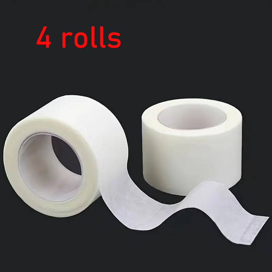 Image of 4 Rolls Of Athletic Tape - Hypoallergenic, Breathable, Non-woven Fabric Material, Hand-tear Sports Binding Protection And Support, Ideal For Athletes And Fitness Enthusiasts, Tape - Detachable Tape