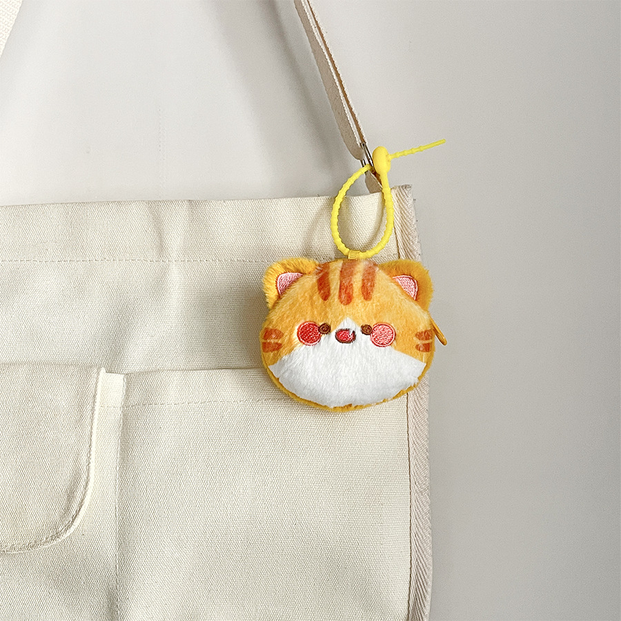 TEMU 1pc Fashionable Minimalist Trendy Cartoon Blush Kitten Coin Purse, Lipstick Pouch, Bluetooth Earphone & Cable Organizer Bag, Gift For ,