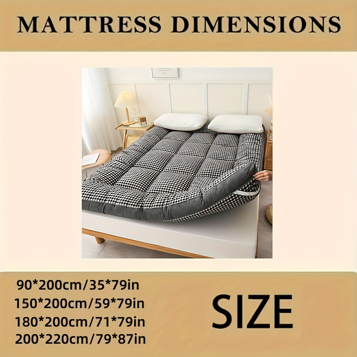 luxurious   mattress breathable fluffy     for bedroom   dorm warm winter polyester bedspread machine washable for outdoor camping hiking details 2