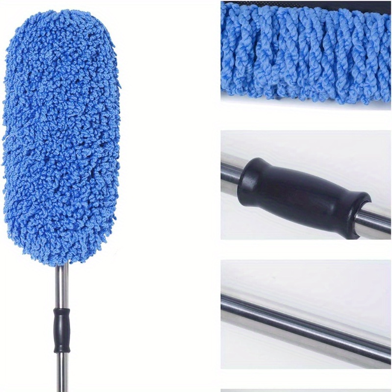 2pcs Car Brush, Car Maintenance, Microfiber Car Duster Exterior Scratch Free, Extendable Handle Interior Multipurpose Dust Cleaning Duster for Cars