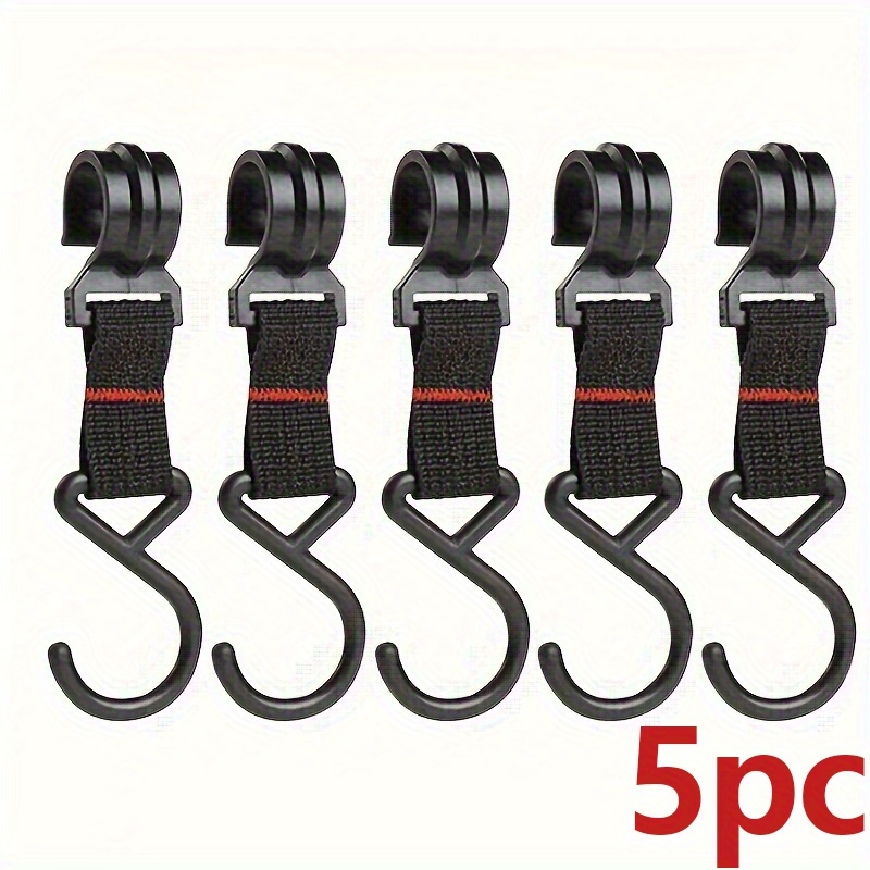 5pcs Detachable Storage Hooks, Outdoor Camping Hooks