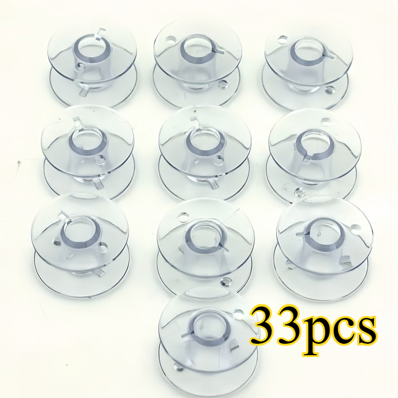 TEMU Lot de 33 bobines haute , inodores et bavures pour une sécurité accrue, accessoires de mandrins de navette universels pour la décoration de