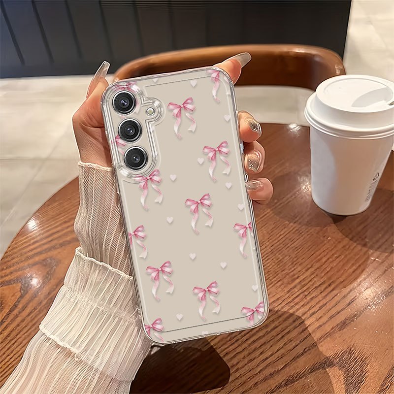 TEMU Phone Case - Knot Heart Tpu Phone Case For Galaxy A02 A03s A04 A05s A06 A13 A14 A15 A16 5g A21s A22 A23 A24 A25 A32 A34 A35 A50 A52 A53 A54 A55