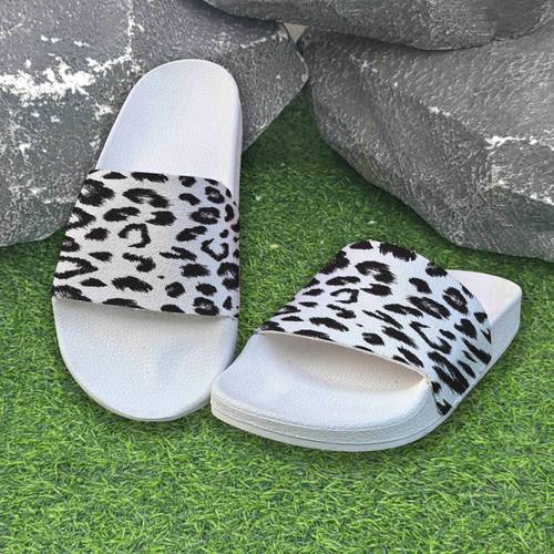 womens leopard print slip on sandals comfortable lightweight and versatile indoor outdoor slippers with t strap design eva insole and microfiber leather upper leopard print sandals