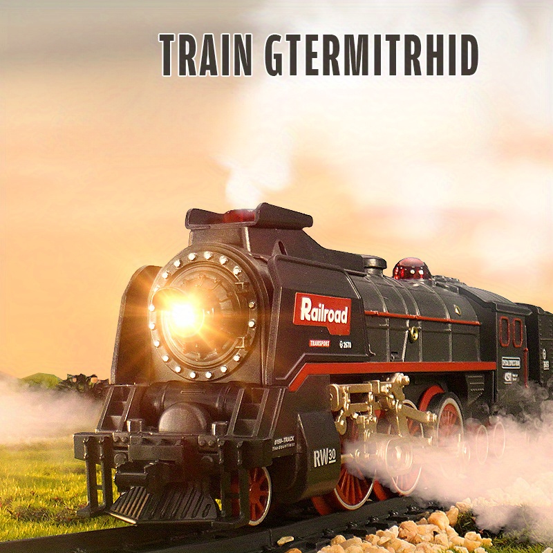 627B Retro Classic Train Set with Collectible Value, Luxury Tracks & Carriages, Lights Sounds Smoke - Ideal Gift for 3+ Kids Toys for Kids Valentines Day Gifts Kids Toys Games