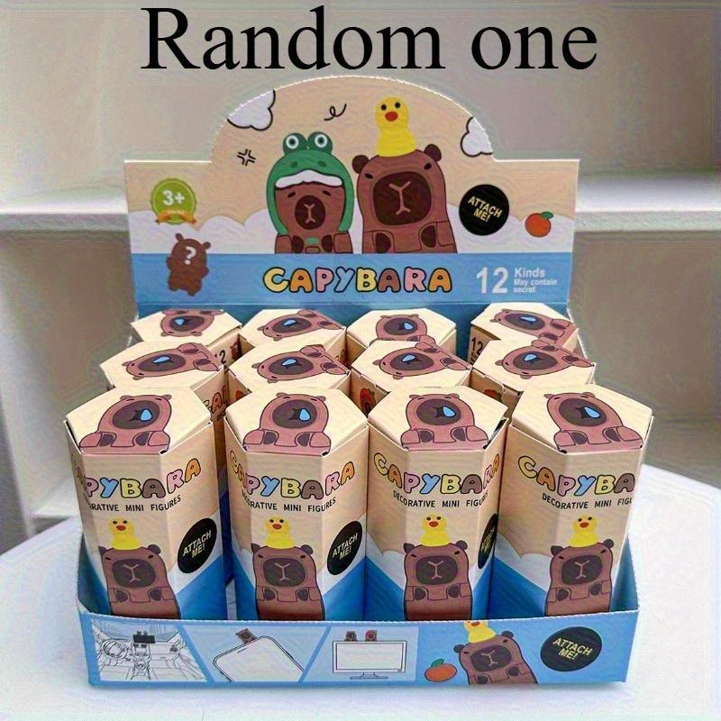 TEMU Different Shaped Capybara, Cartoon Dolls, Ideal For Gifting, Random One, Mixed Colors, Novelty Items, Fun Accessories, Quirky Gifts, Design,
