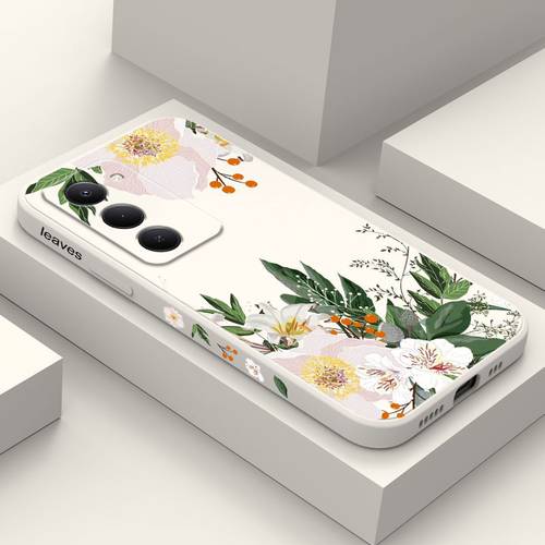 imagen del artículo para teléfono - vintage con flores para redmi 15 15c 5g 4g, cubierta anticaídas, carcasa