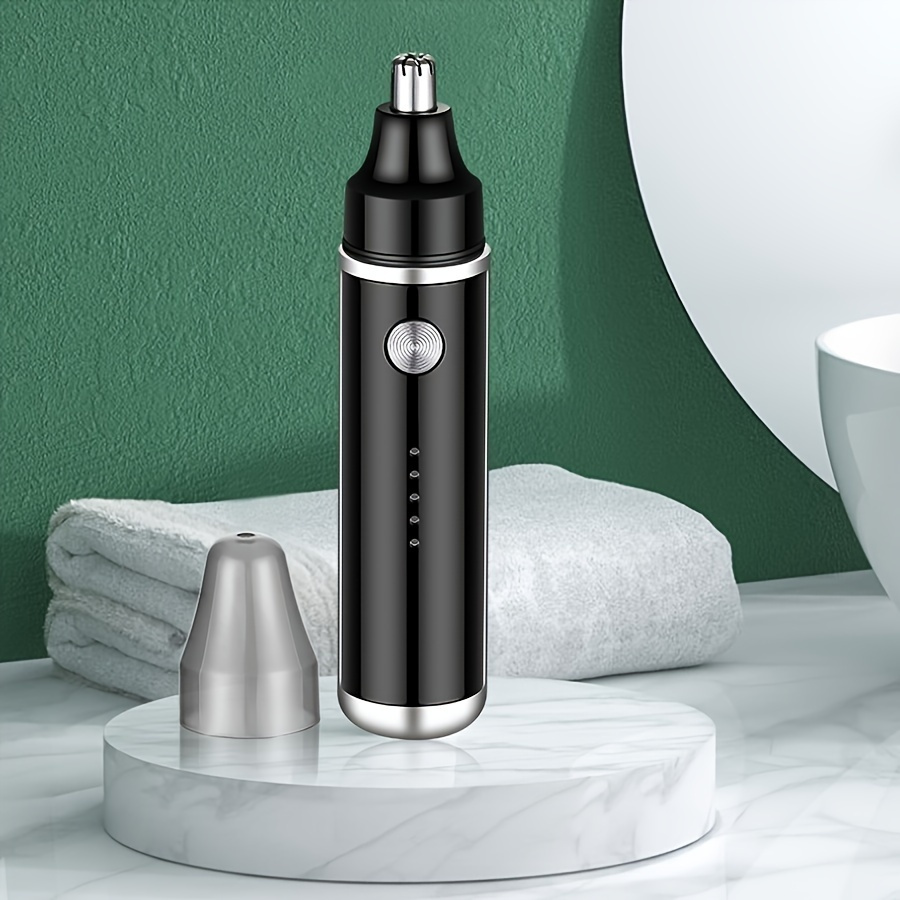 usb rechargeable electric nose ear hair trimmer portable   hair removal for nose eyebrow facial   lightweight   unisex for men women nose hair trimmer   durable plastic Product details 7