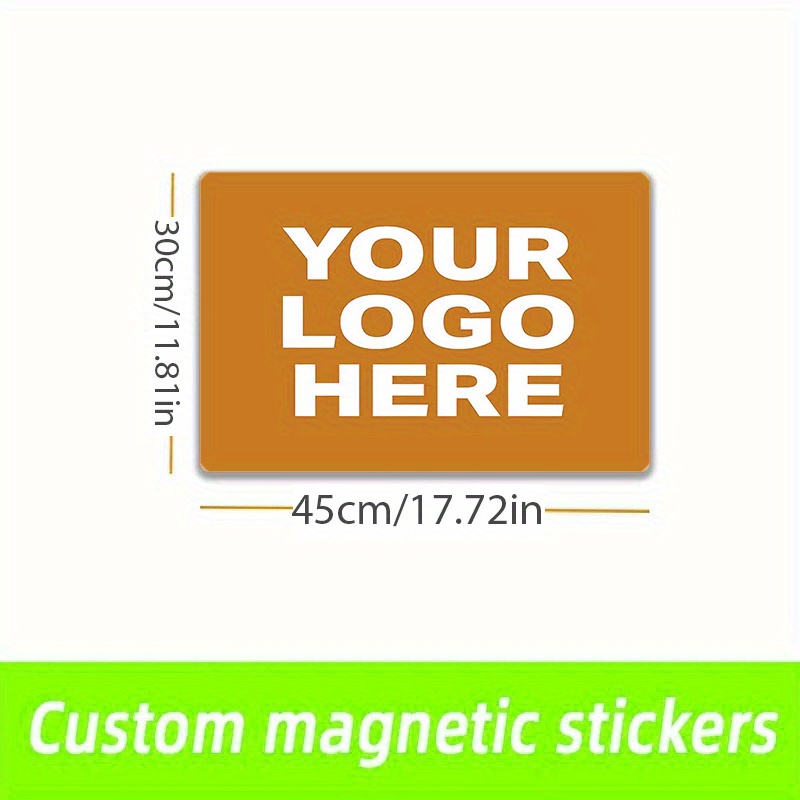 TEMU 2pccustom Magnetic Car Signs, Day For Business Advertising And Vehicle Promotion, Logo For Van Tru