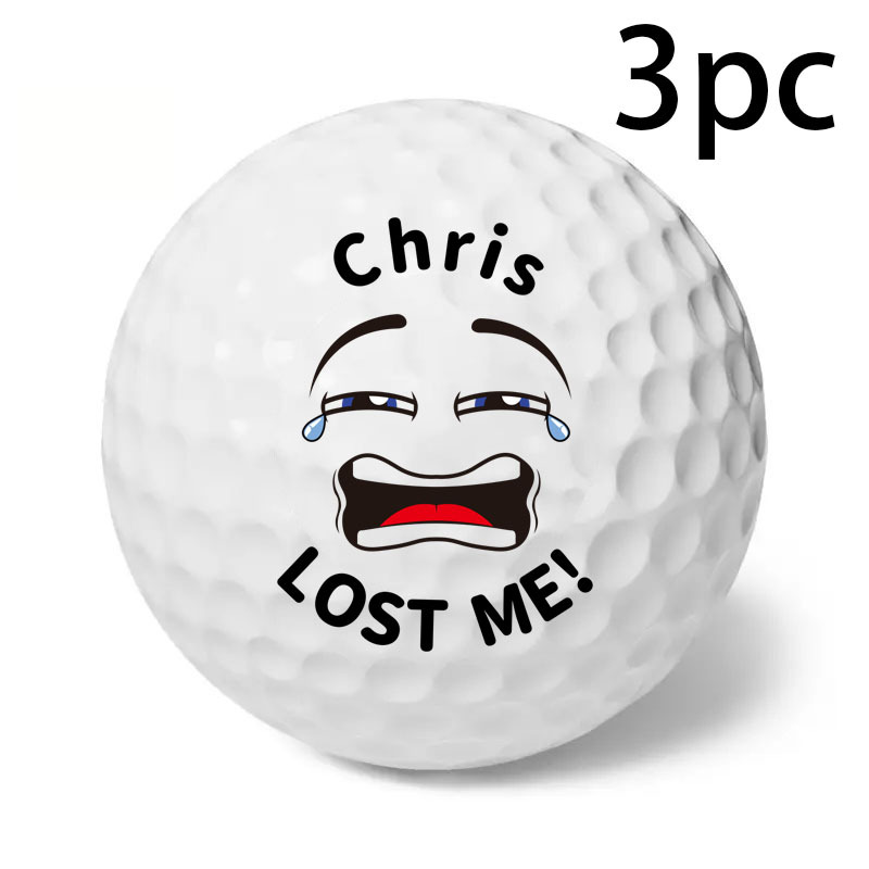 TEMU Customized Fun Lost Golf Ball With Name, Personalize Your Favorite Name. An Excellent Gift For Golf Enthusiasts. Durable And Long-lasting,