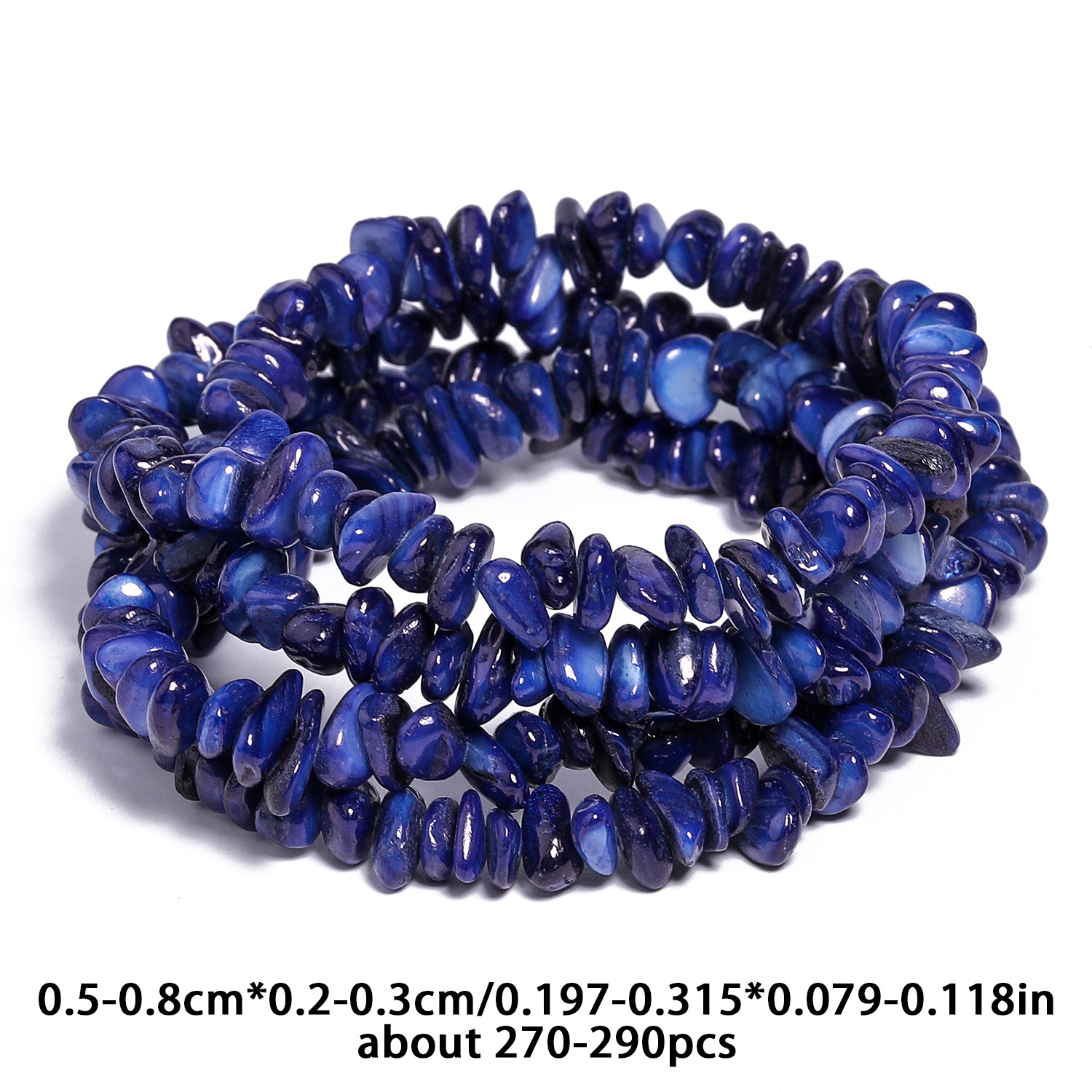 Naturally Shaped Crushed Stone Beads for Jewelry Making